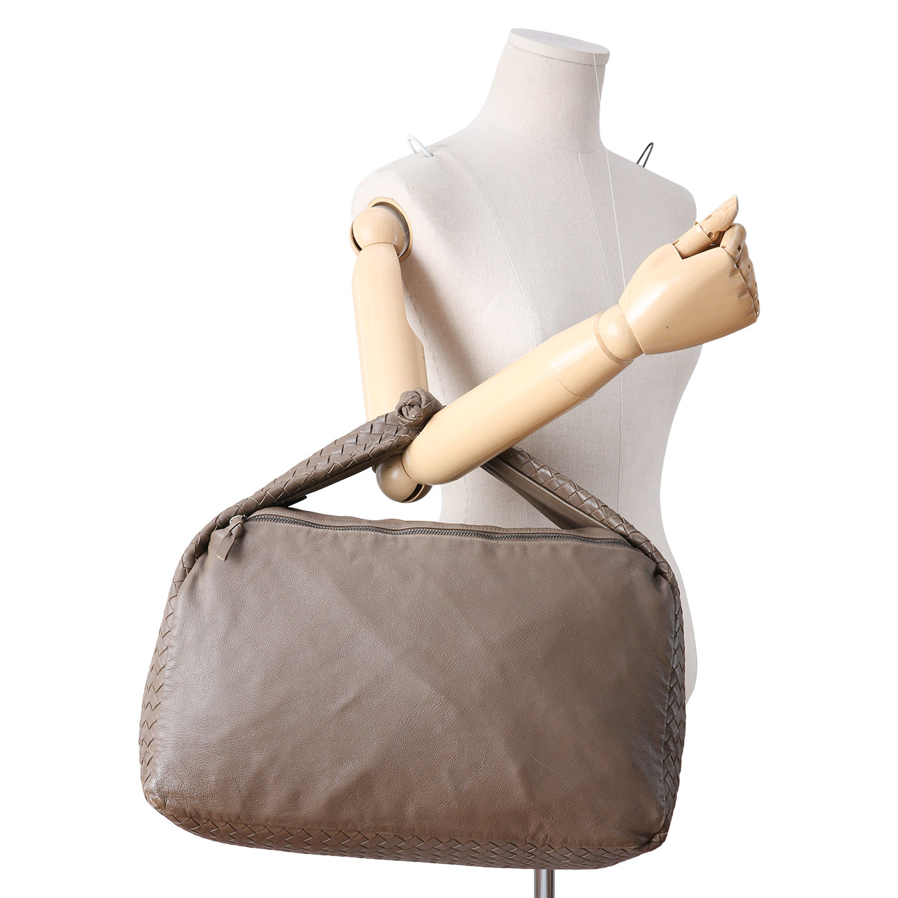 BOTTEGA VENETA(USED)보테가베네타 인트레치아토 위빙 호보 숄더백