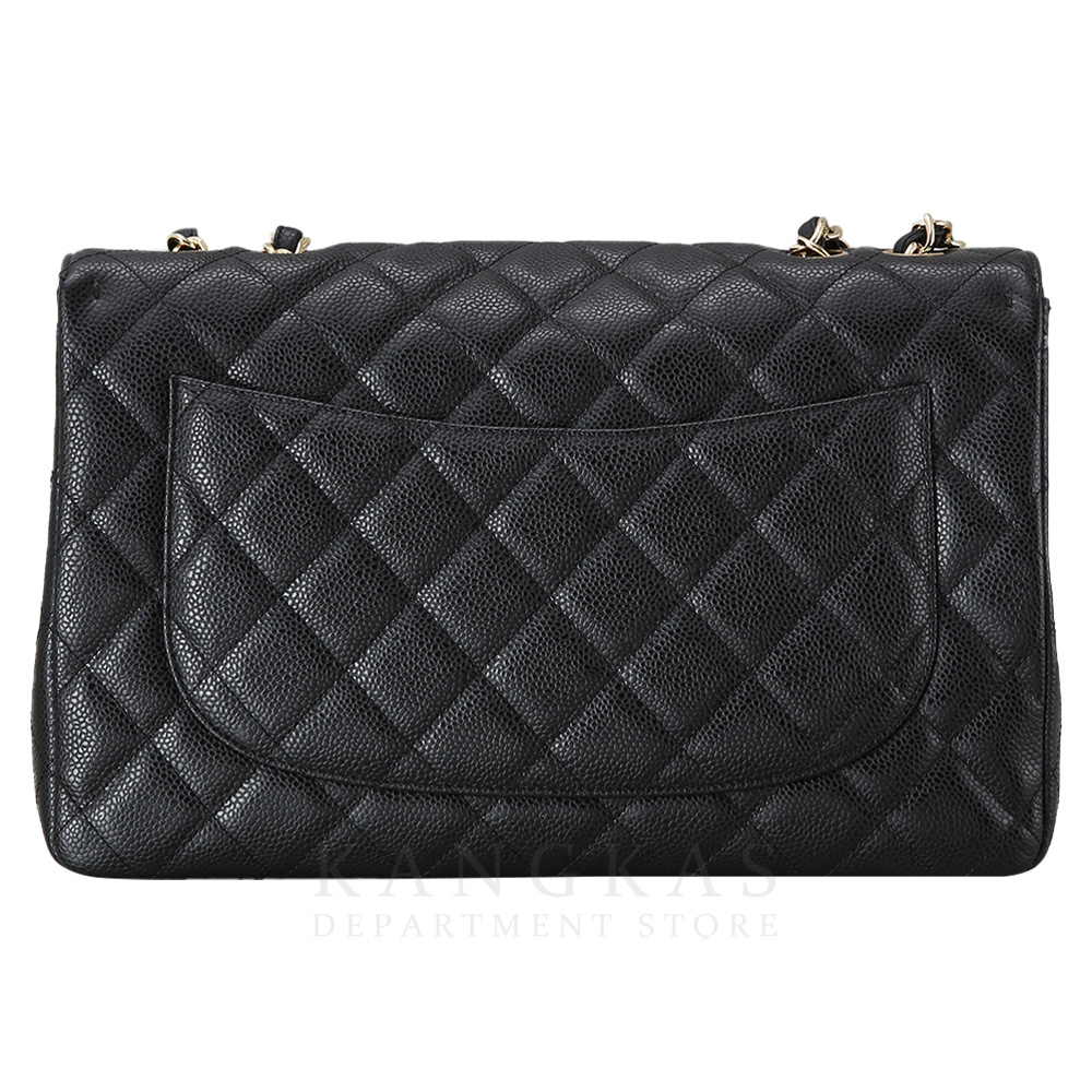 CHANEL(USED)샤넬 캐비어 클래식 라지 원플랩백 금장