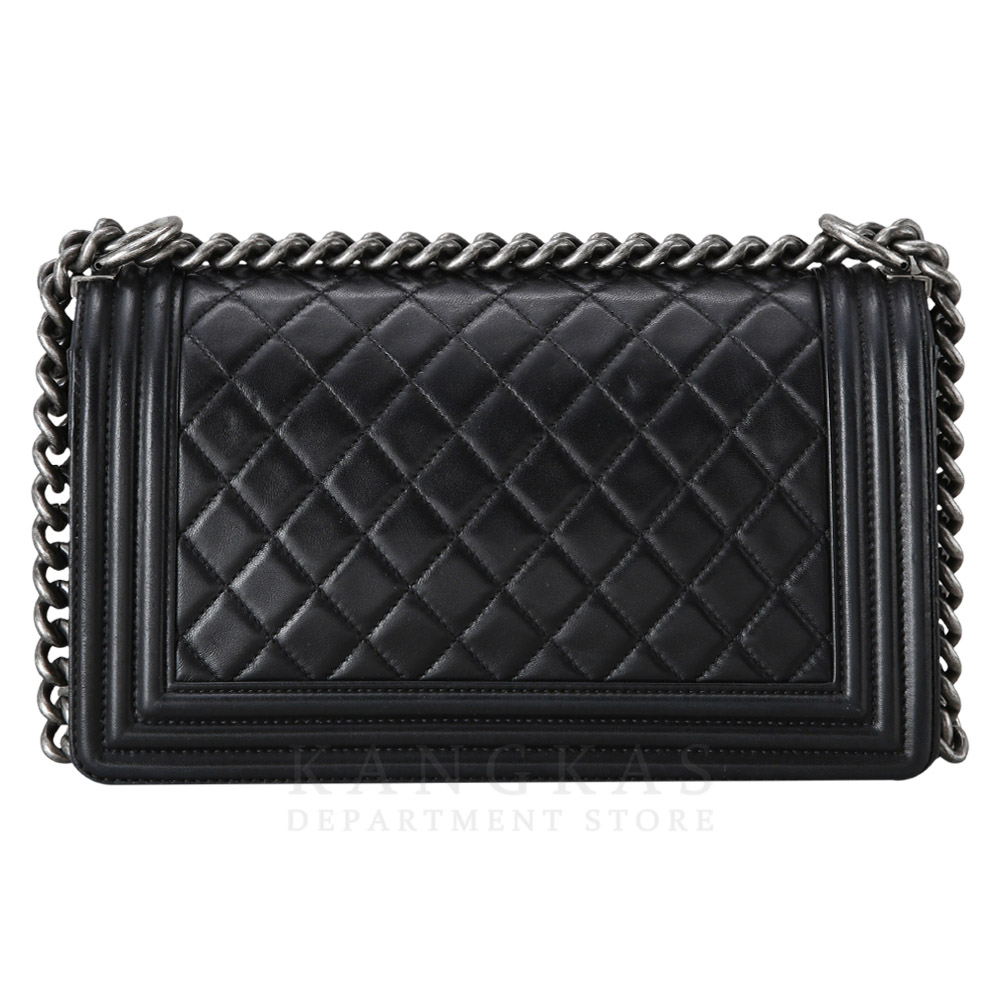 CHANEL(USED)샤넬 보이샤넬 미듐 은장