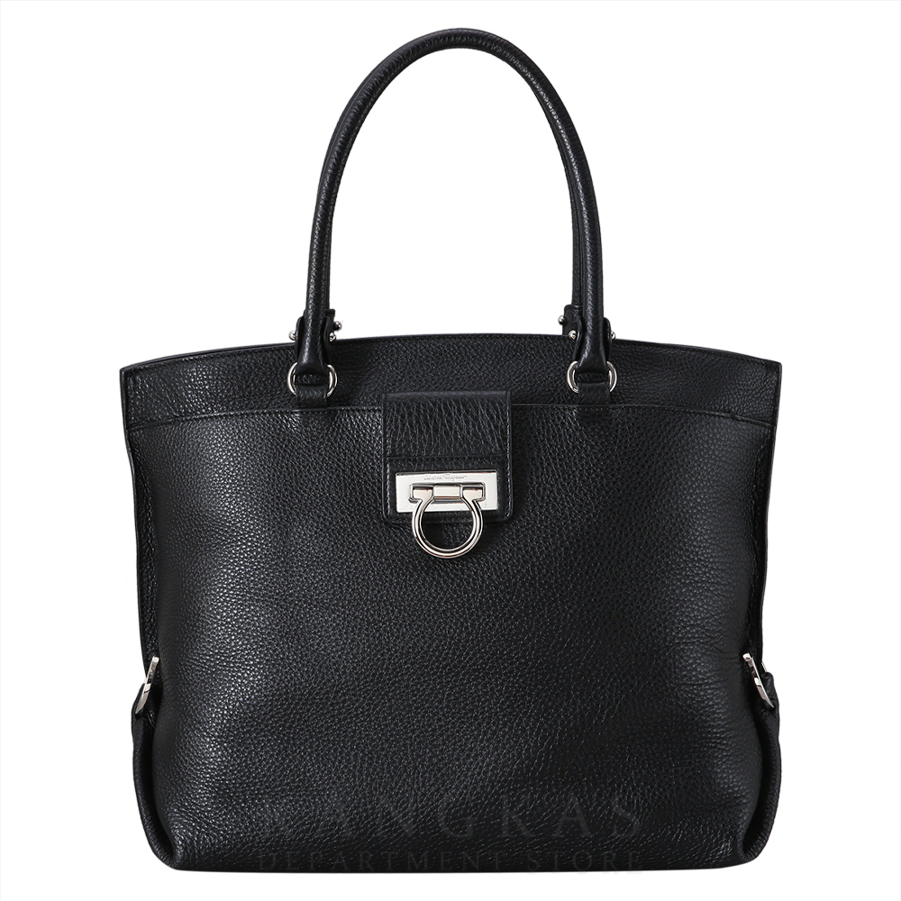 FERRAGAMO(USED)페레가모 간치니 플랩 토트백