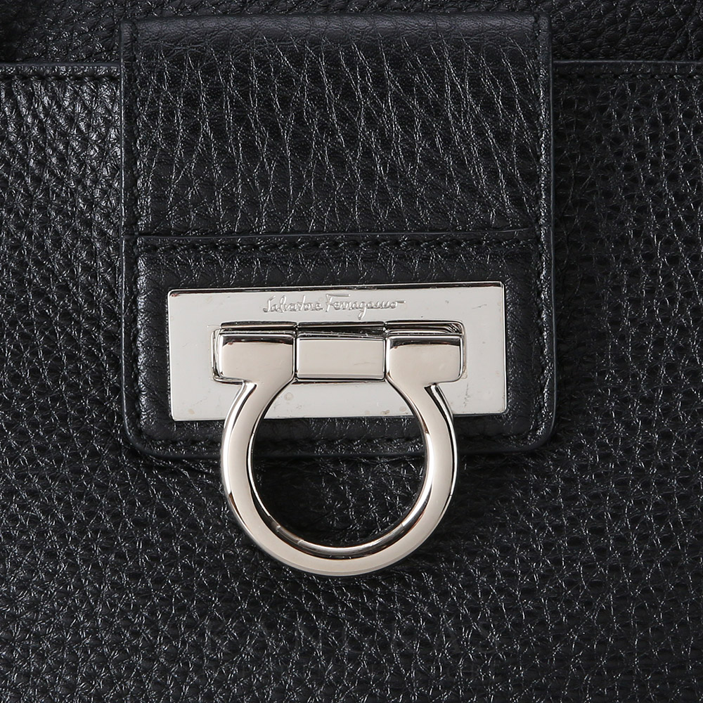 FERRAGAMO(USED)페레가모 간치니 플랩 토트백
