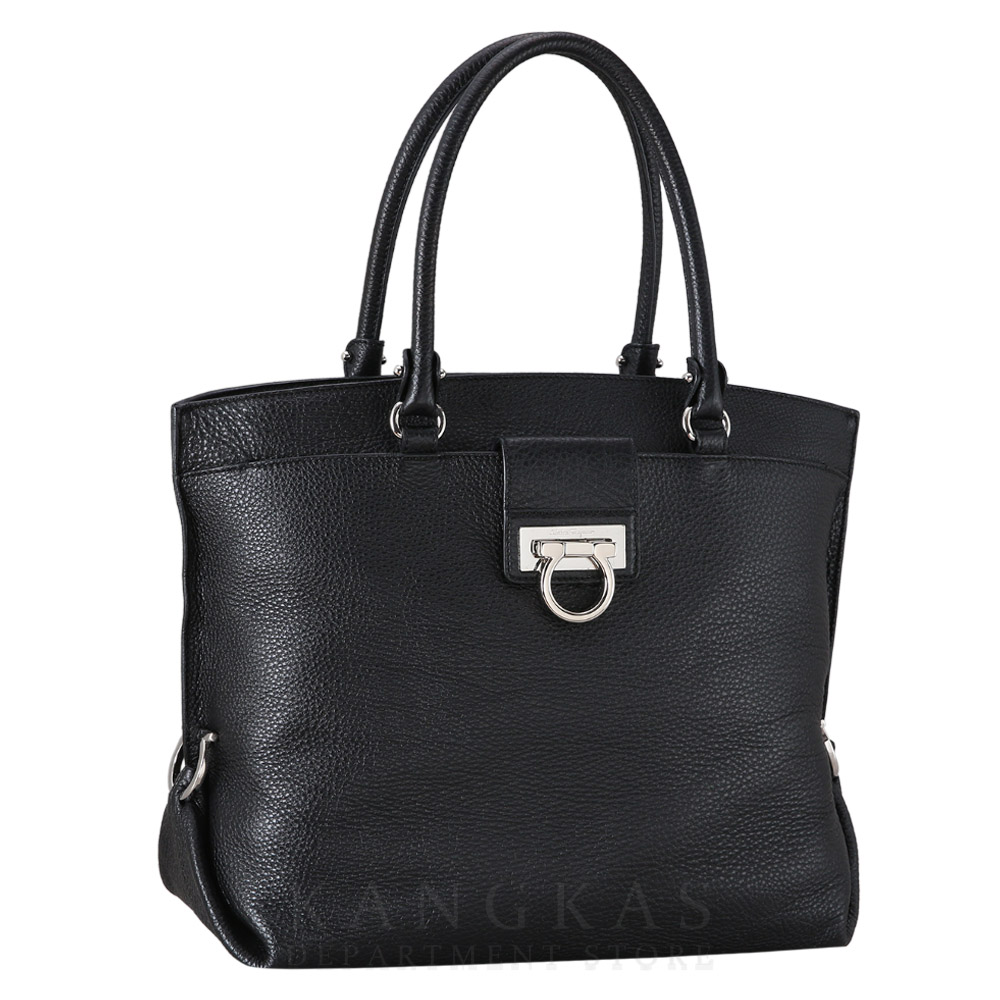 FERRAGAMO(USED)페레가모 간치니 플랩 토트백