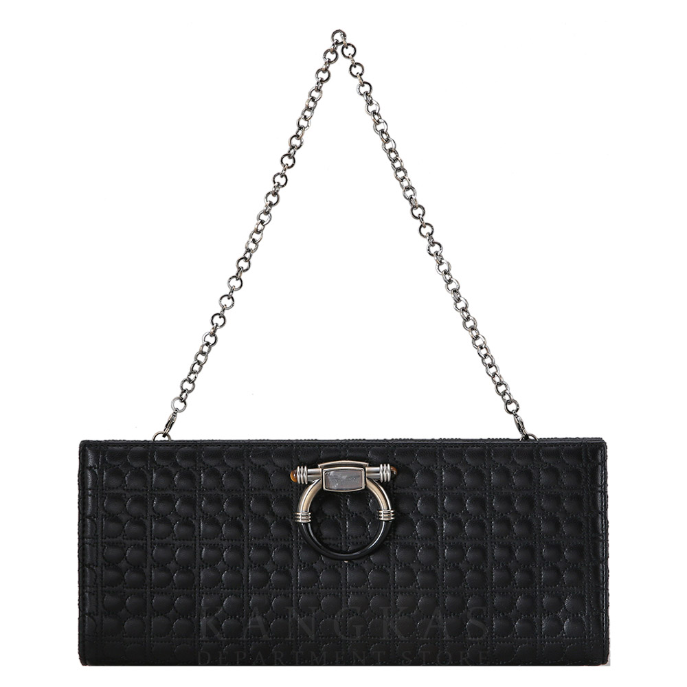 FERRAGAMO(USED)페레가모 간치니 체인 클러치백