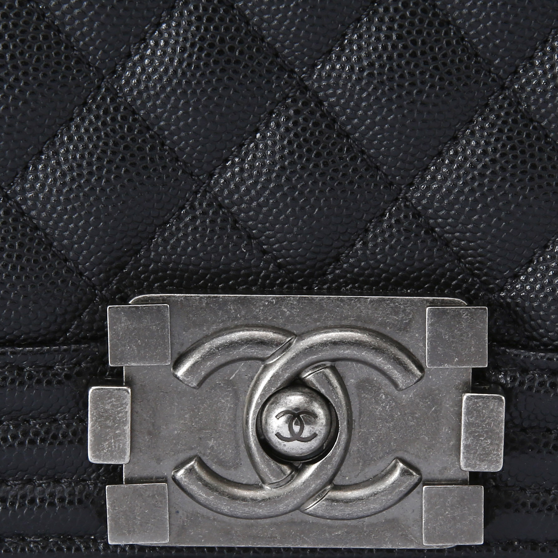 CHANEL(USED)샤넬 보이샤넬 캐비어 라지 블랙