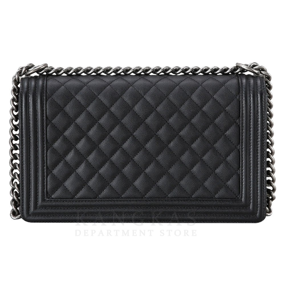 CHANEL(USED)샤넬 보이샤넬 캐비어 라지 블랙
