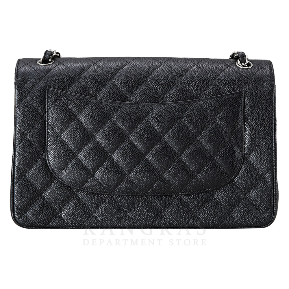 CHANEL(USED)샤넬 클래식 캐비어 점보 블랙
