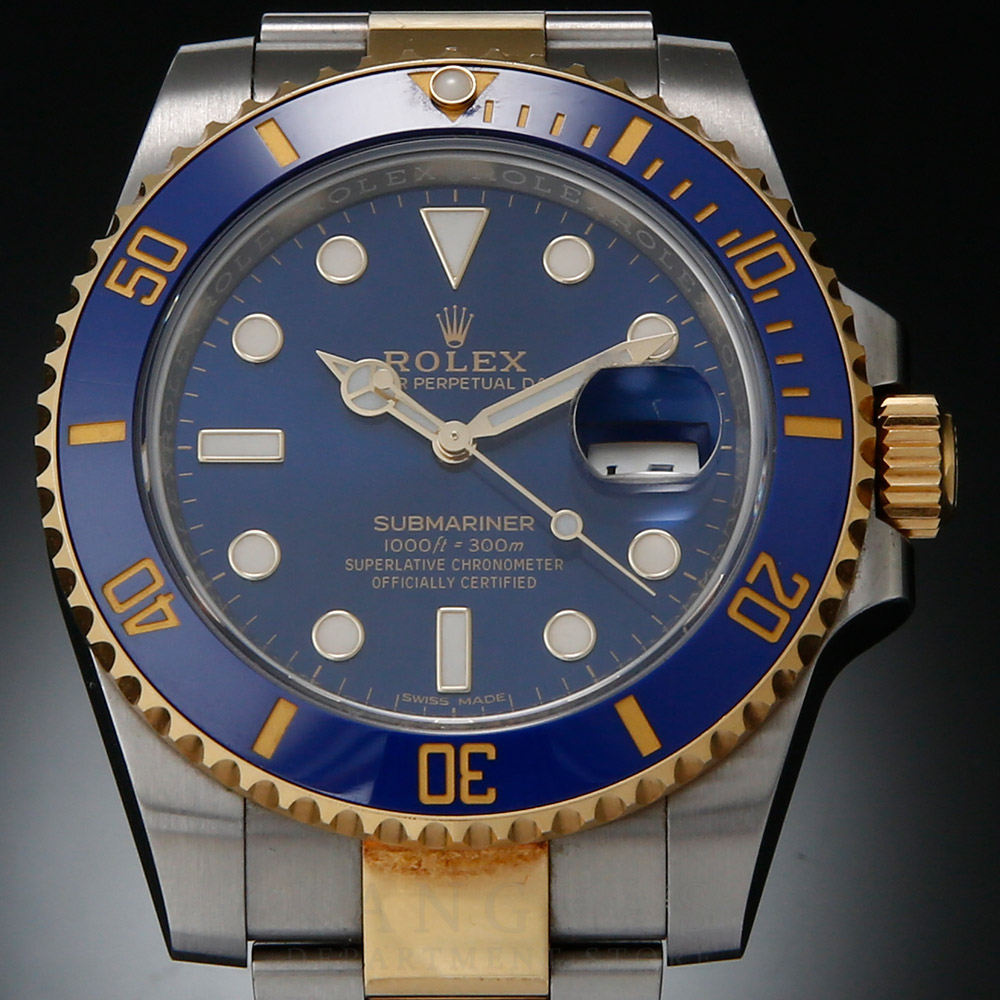 ROLEX(USED)로렉스 서브마리너 콤비 청판 116613LV