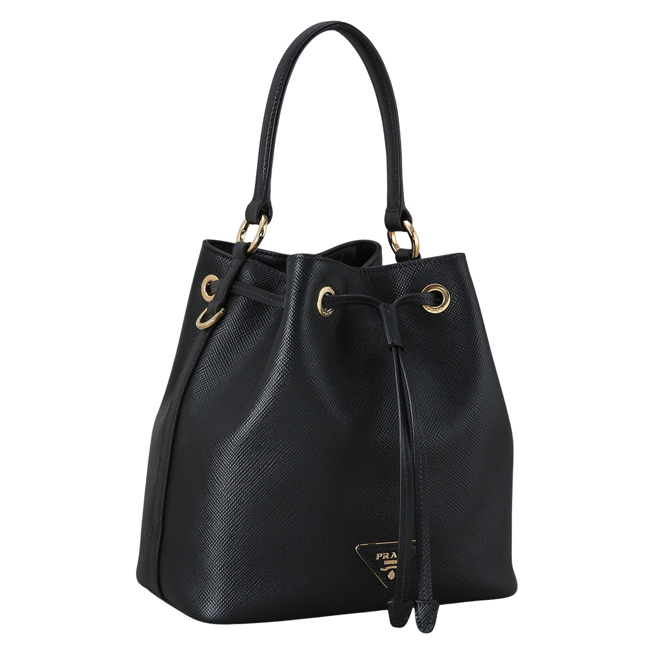 PRADA(USED)프라다 1BE032 사피아노 버킷백