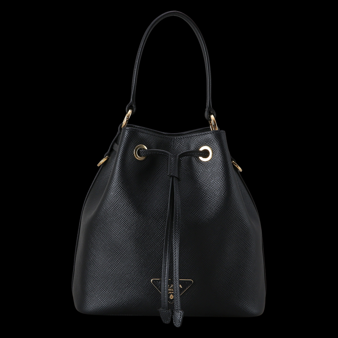 PRADA(USED)프라다 1BE032 사피아노 버킷백