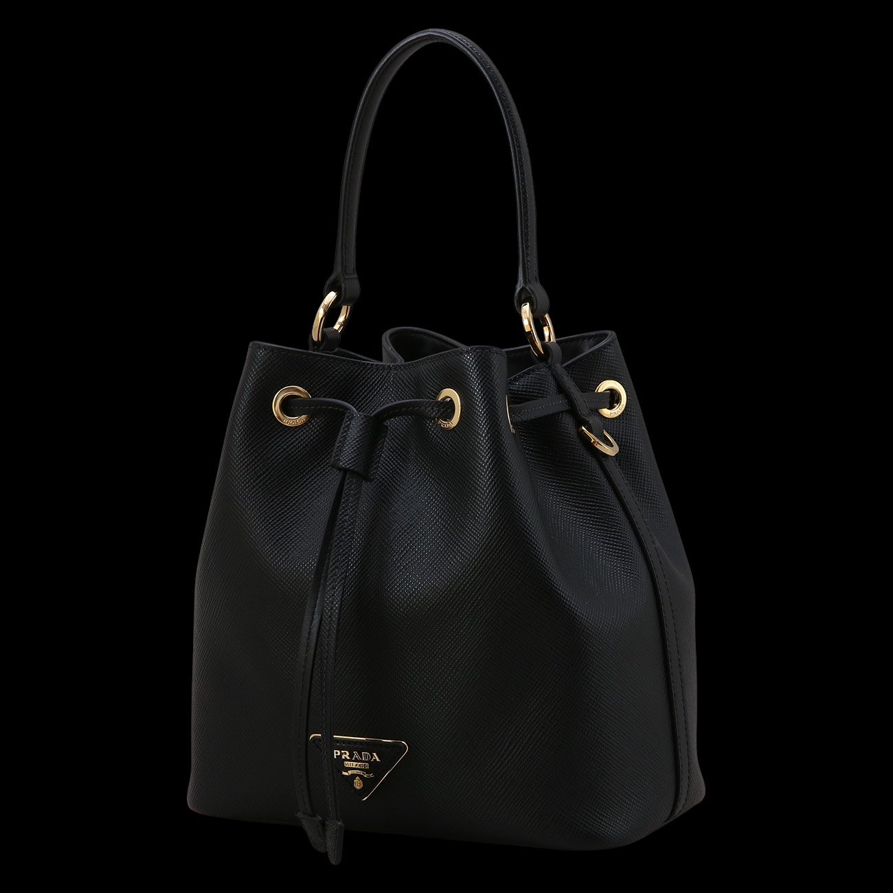PRADA(USED)프라다 1BE032 사피아노 버킷백