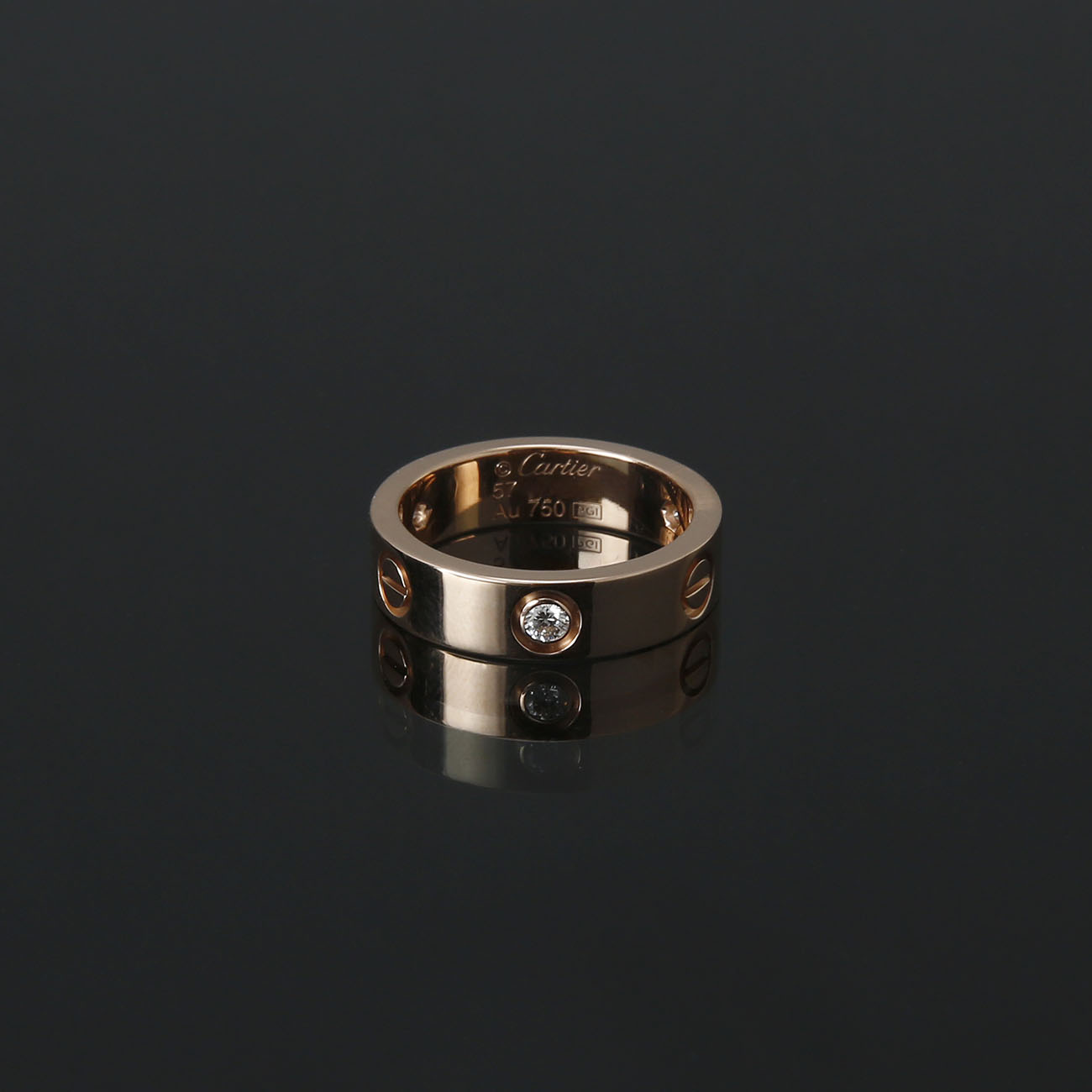 CARTIER(USED)까르띠에 3P 러브링 #57