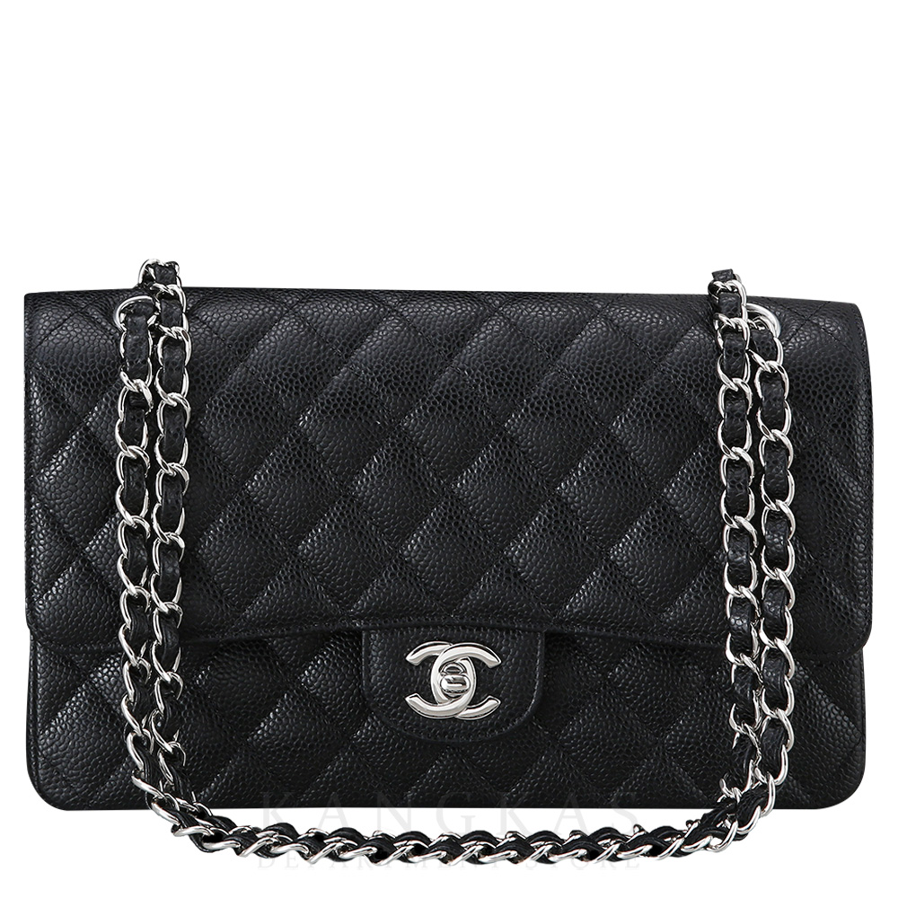 CHANEL(USED)샤넬 캐비어 클래식 라지 플랩백 블랙