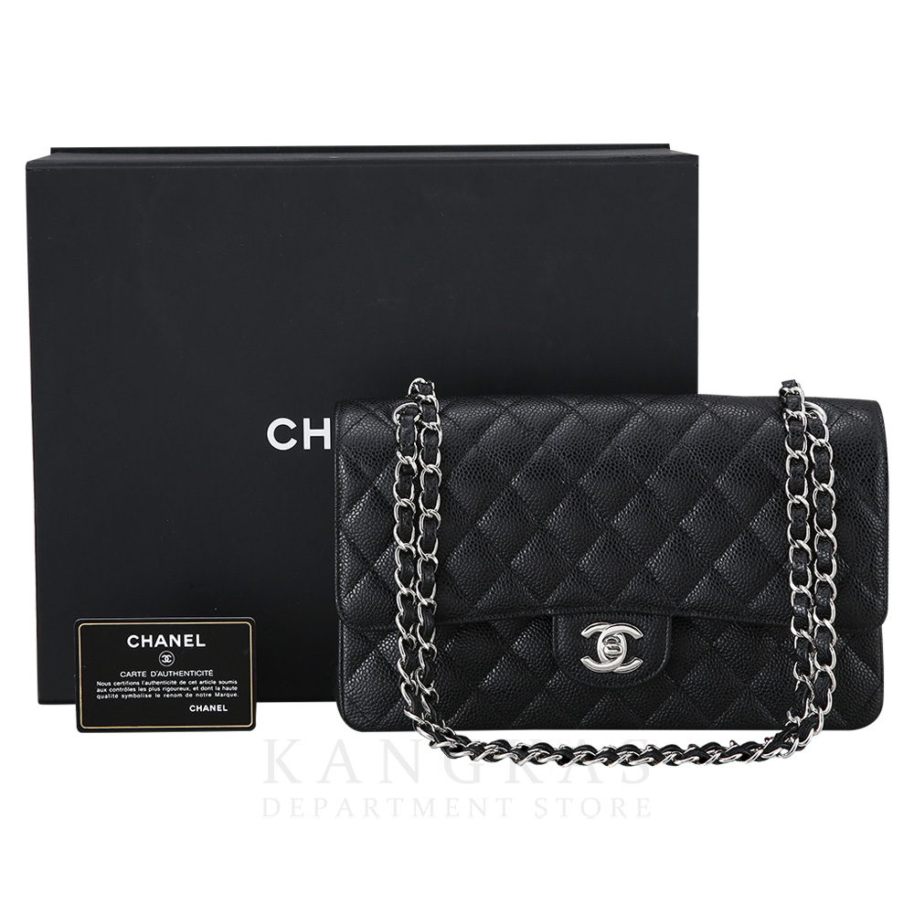 CHANEL(USED)샤넬 캐비어 클래식 라지 플랩백 블랙