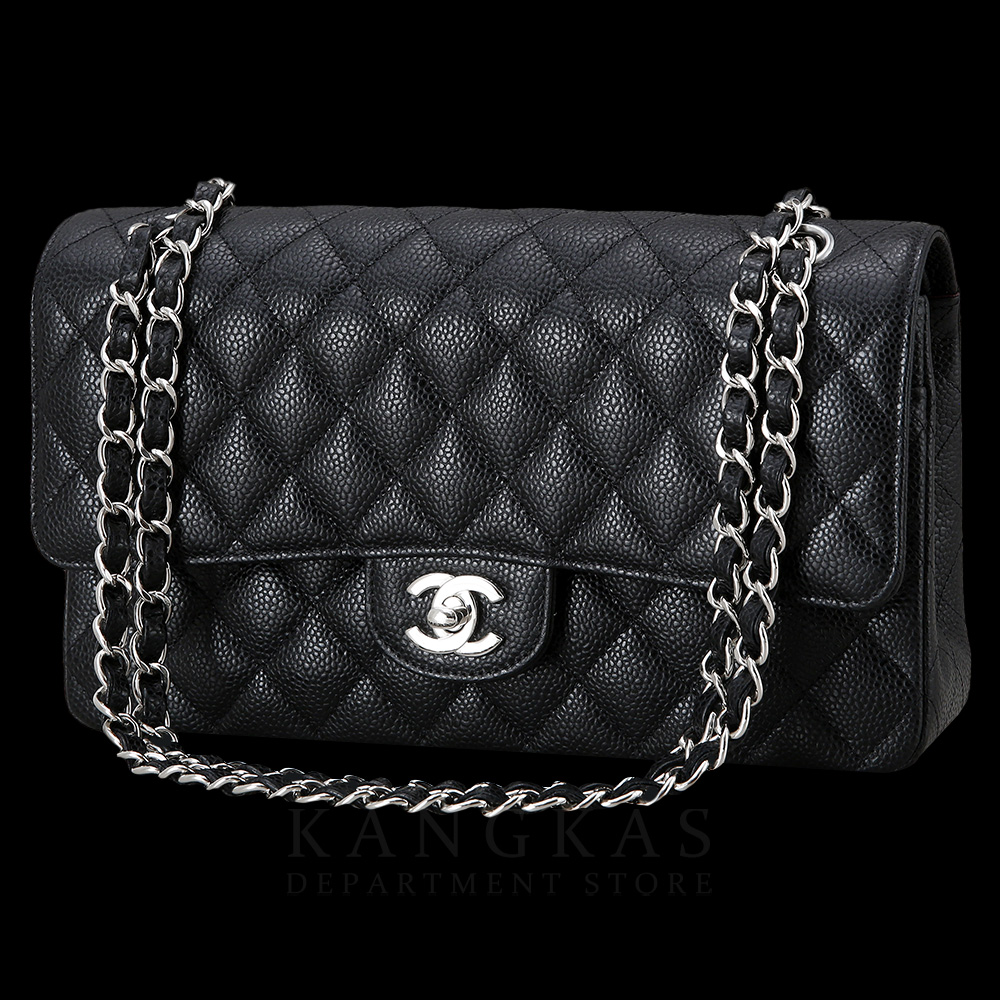 CHANEL(USED)샤넬 캐비어 클래식 라지 플랩백 블랙