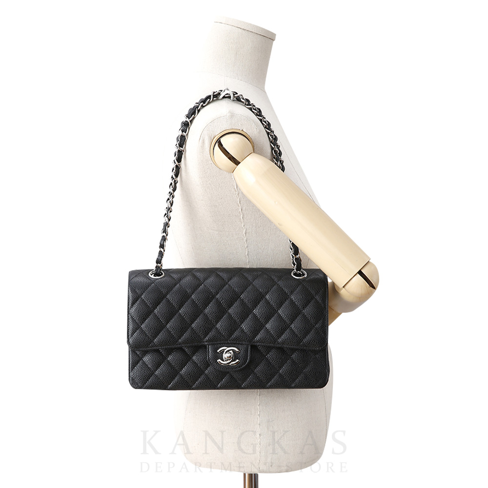 CHANEL(USED)샤넬 캐비어 클래식 라지 플랩백 블랙
