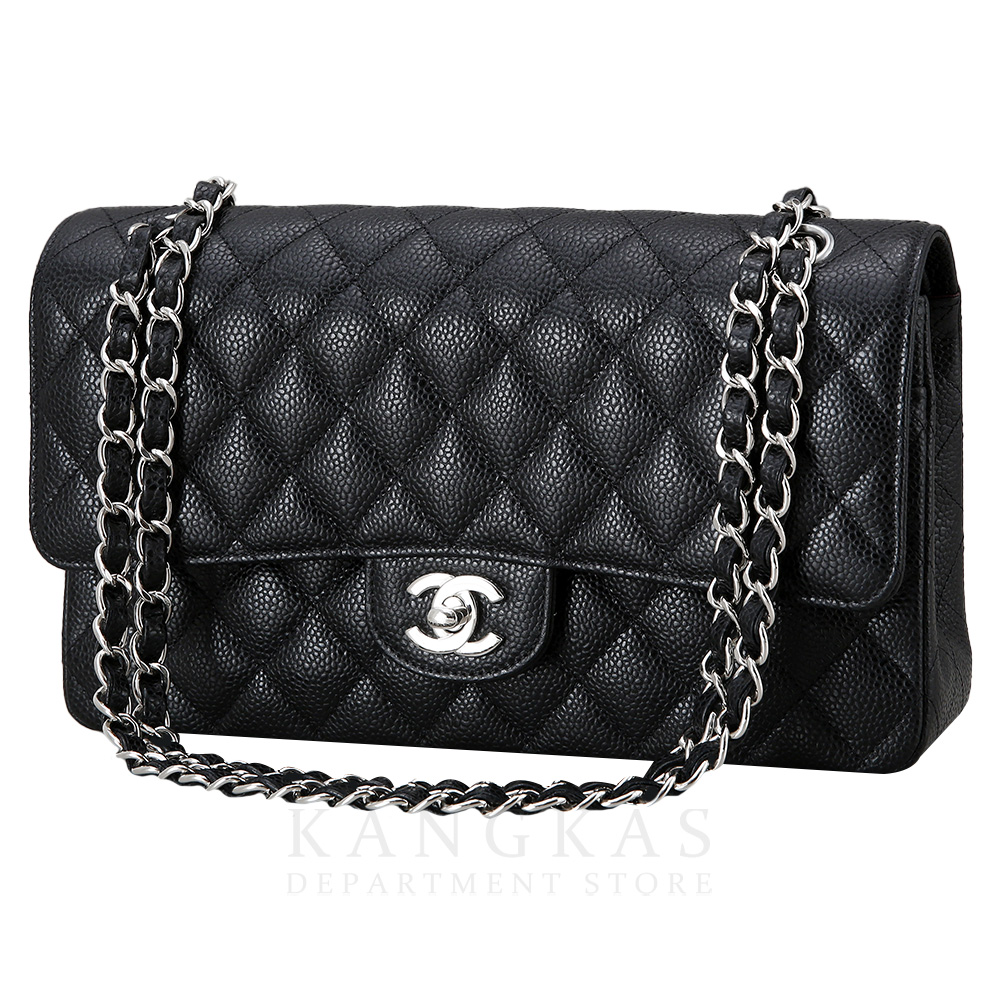 CHANEL(USED)샤넬 캐비어 클래식 라지 플랩백 블랙