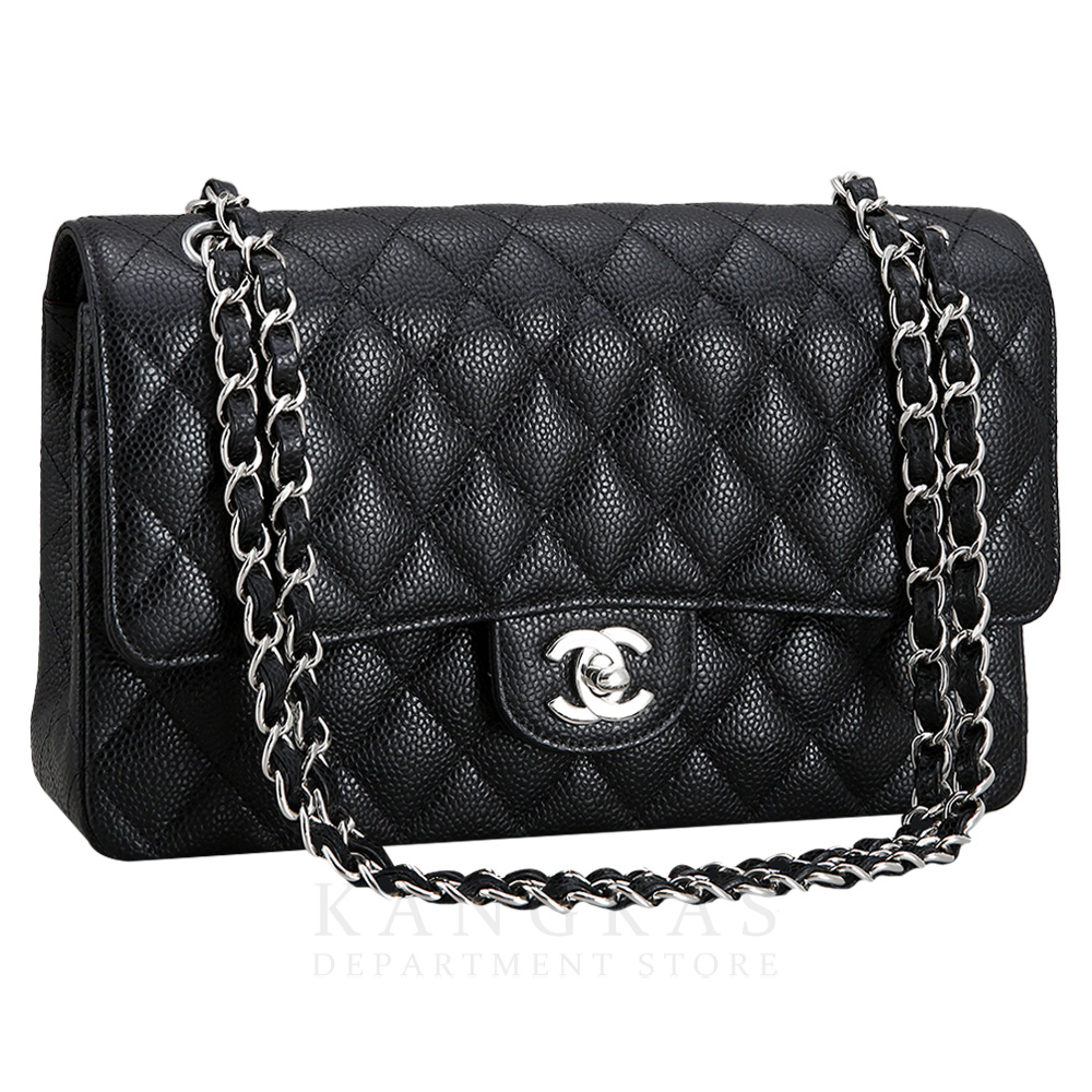 CHANEL(USED)샤넬 캐비어 클래식 라지 플랩백 블랙