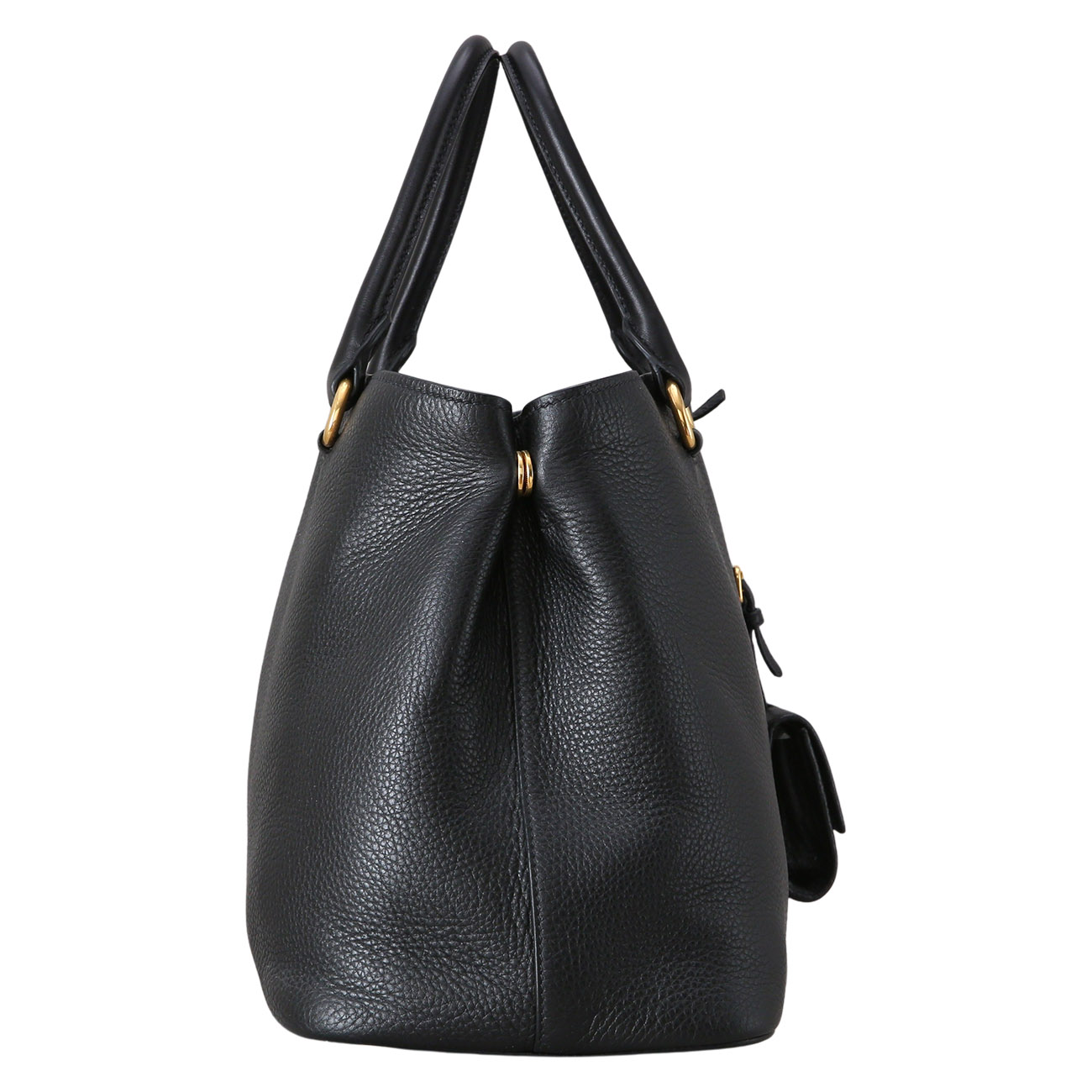 PRADA(USED)프라다 1BA579 비텔로 다이노 토트겸 숄더백