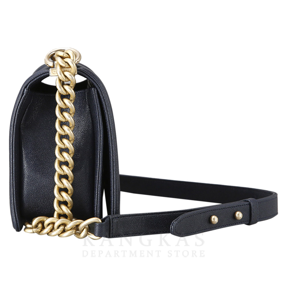 CHANEL(USED)샤넬 캐비어 보이샤넬 미듐