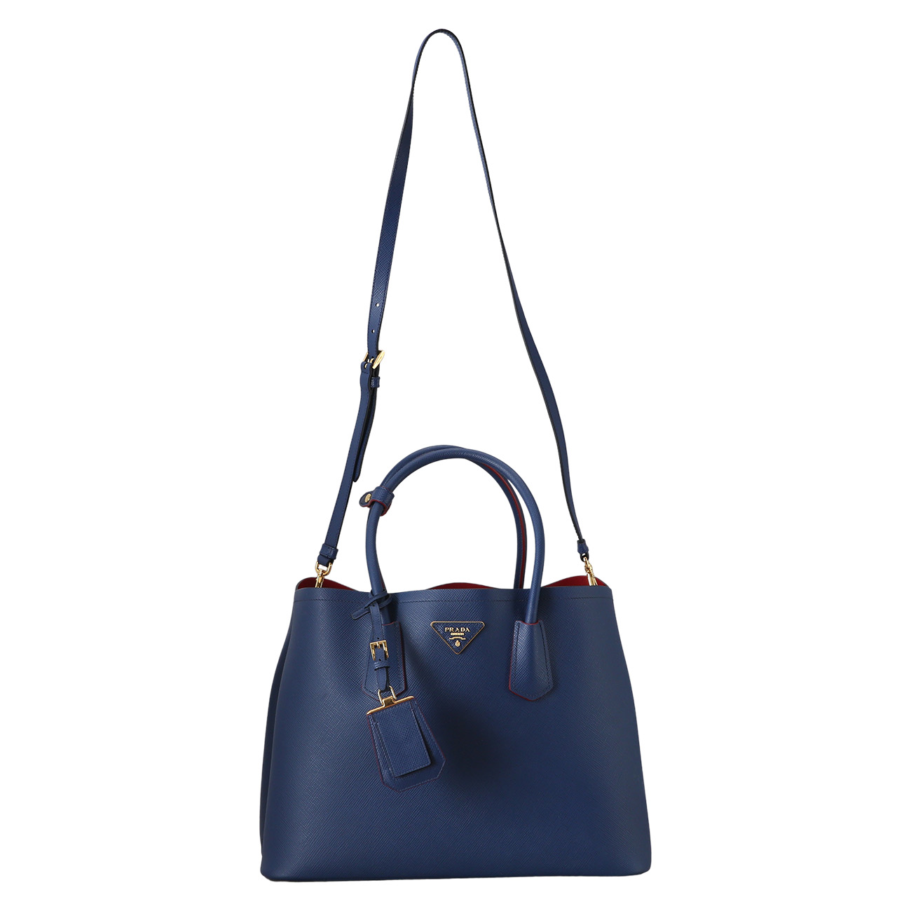 PRADA(USED)프라다 사피아노 두블레 토트 겸 숄더백