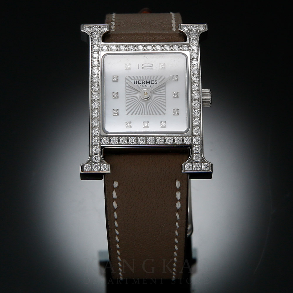 HERMES(USED)에르메스 H아워 HH1.230 다이아몬드 베젤 워치