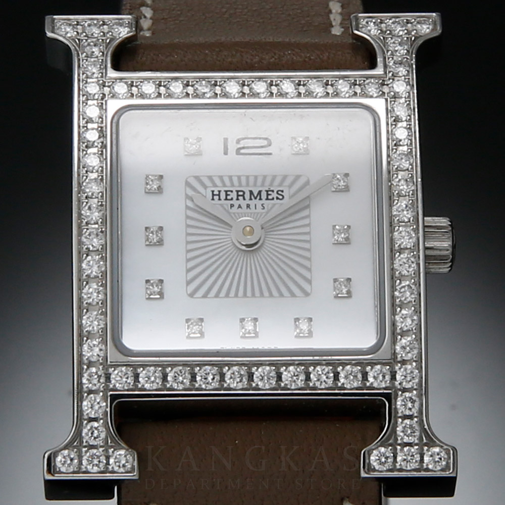 HERMES(USED)에르메스 H아워 HH1.230 다이아몬드 베젤 워치