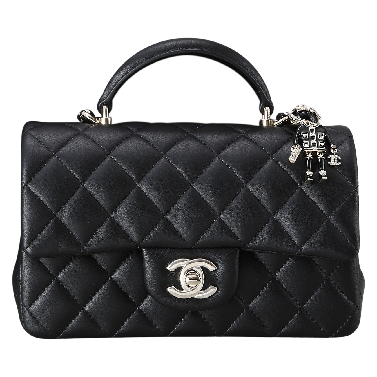CHANEL(NEW)샤넬 뉴미니 탑핸들 참장식  (새제품) NEW PRODUCT