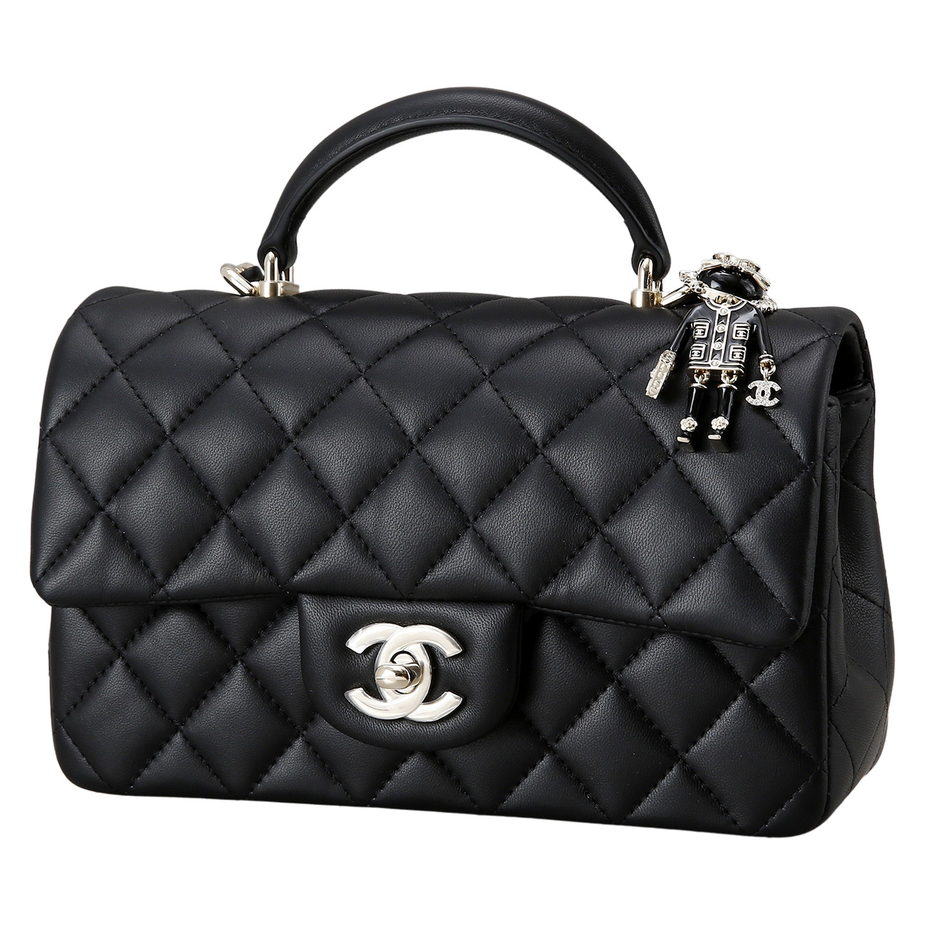 CHANEL(NEW)샤넬 뉴미니 탑핸들 참장식  (새제품) NEW PRODUCT