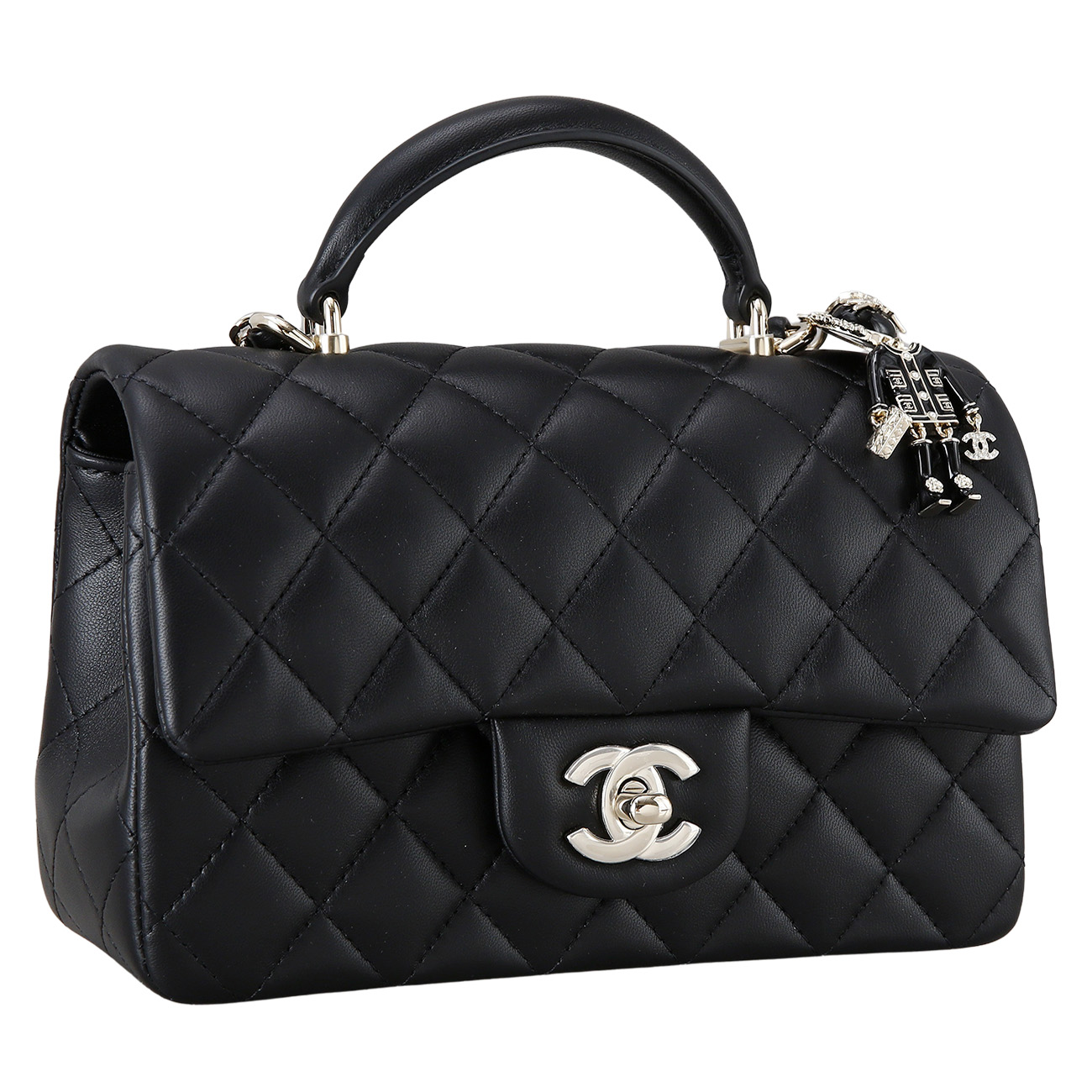 CHANEL(NEW)샤넬 뉴미니 탑핸들 참장식  (새제품) NEW PRODUCT