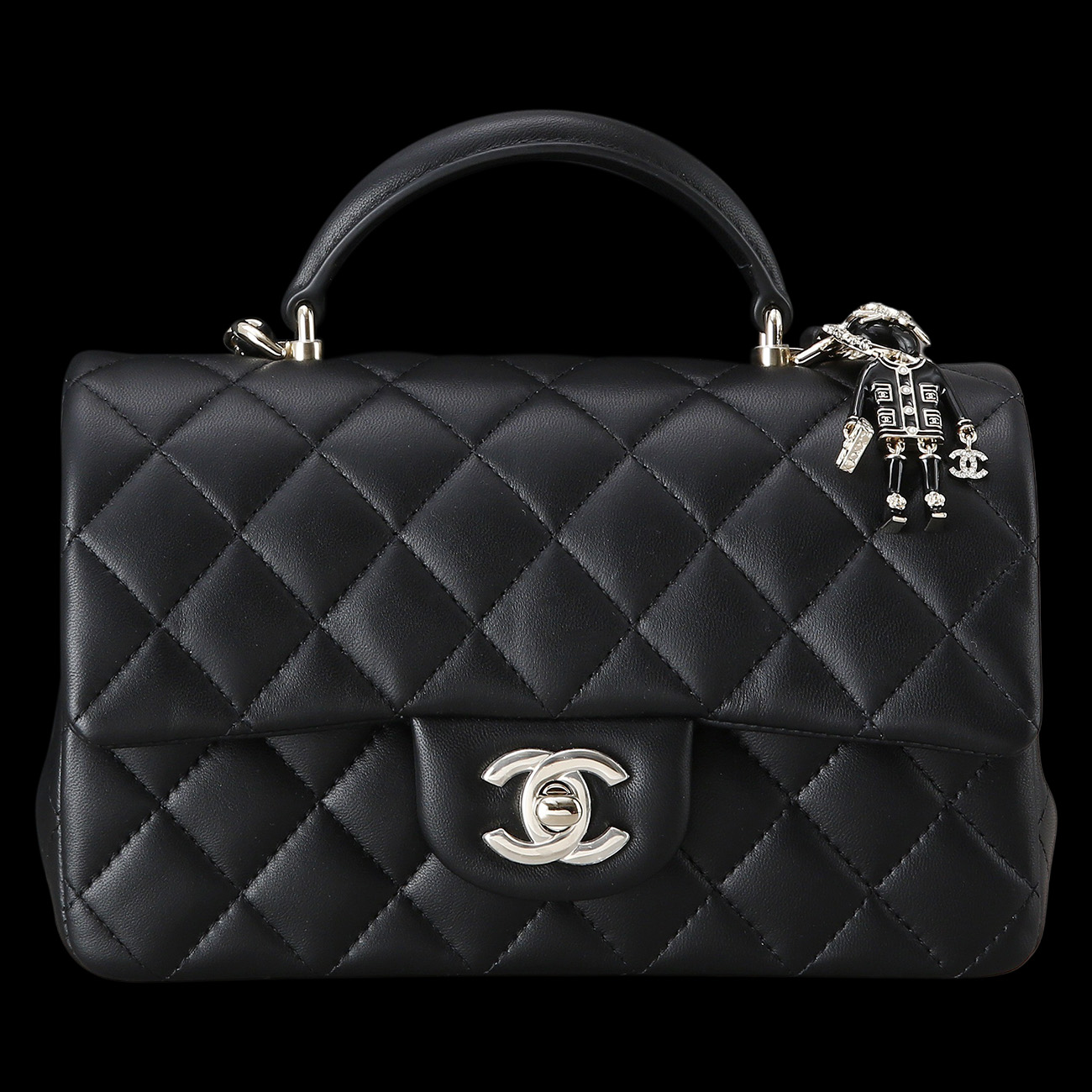 CHANEL(NEW)샤넬 뉴미니 탑핸들 참장식  (새제품) NEW PRODUCT