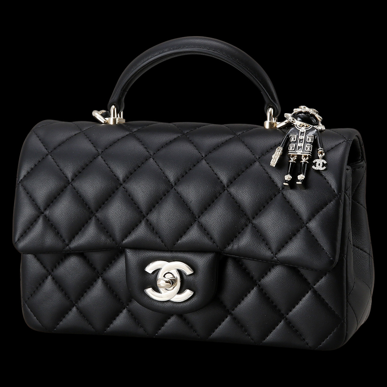 CHANEL(NEW)샤넬 뉴미니 탑핸들 참장식  (새제품) NEW PRODUCT