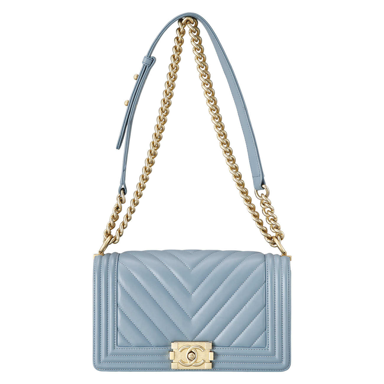 CHANEL(USED)샤넬 보이샤넬 쉐브론 미듐