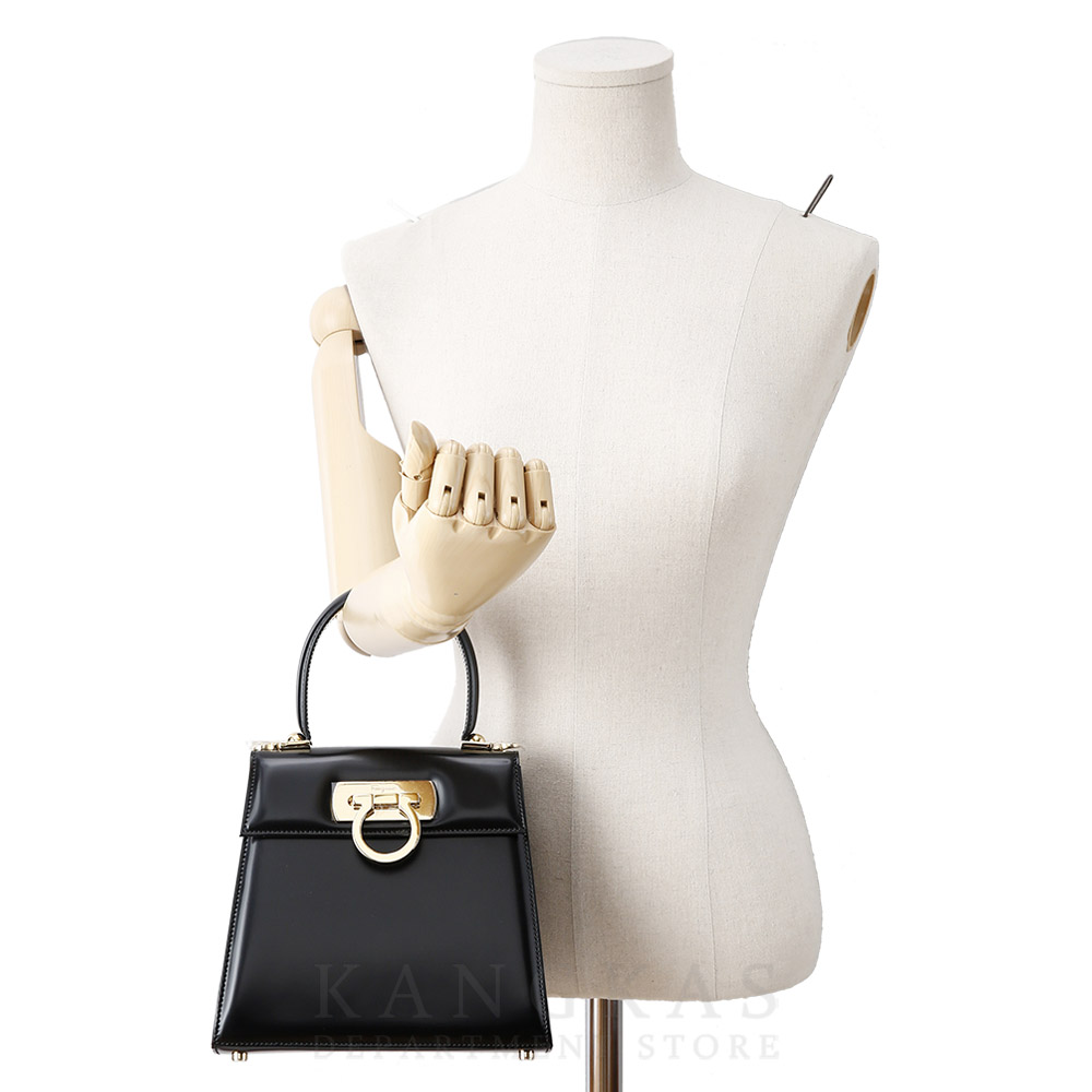 FERRAGAMO(USED)페레가모 켈리 스몰 탑 핸들백