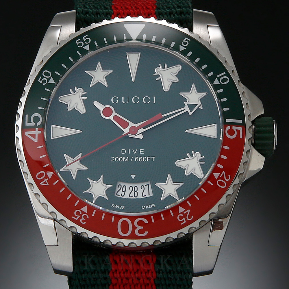 GUCCI(USED)구찌 다이브 남성시계 136.3