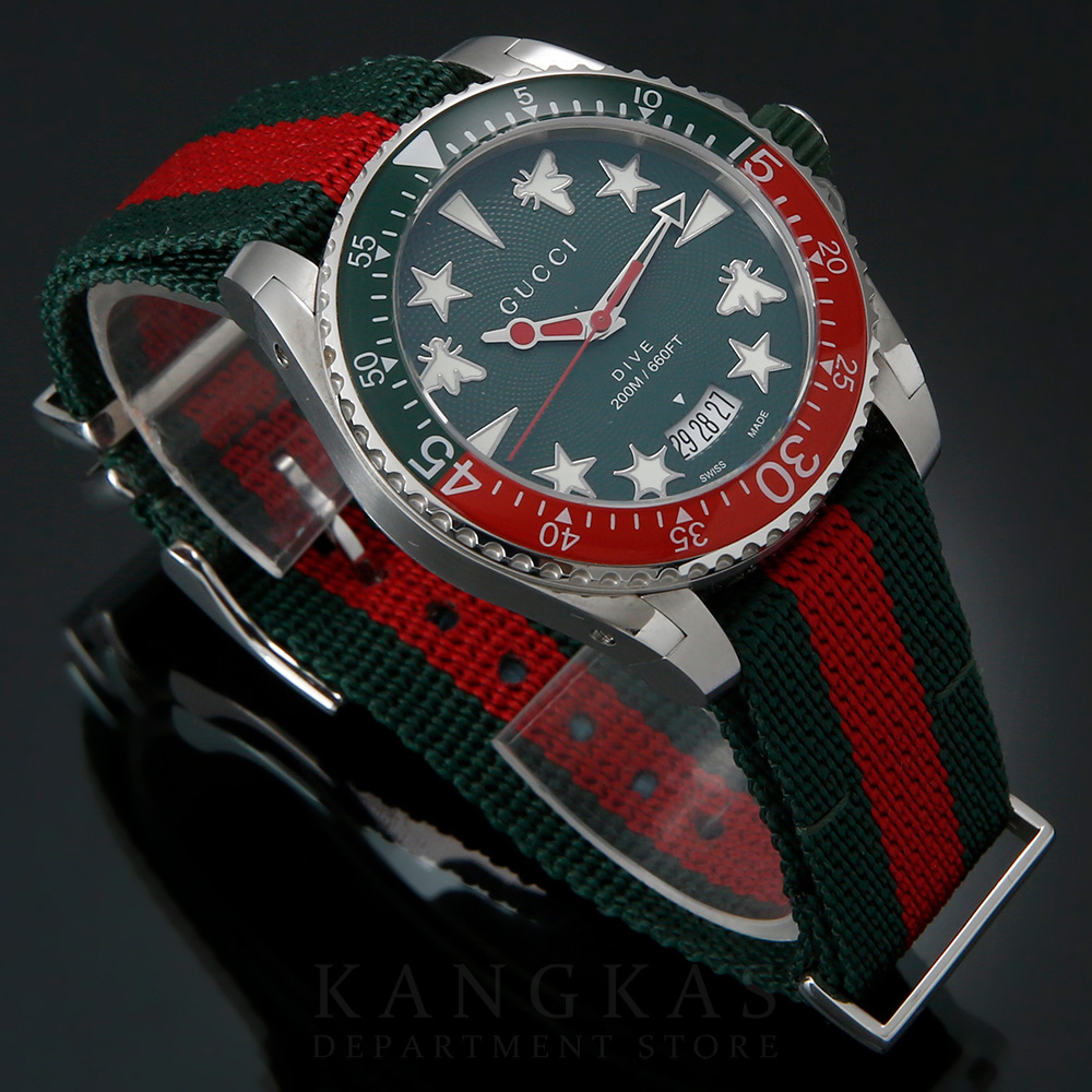 GUCCI(USED)구찌 다이브 남성시계 136.3