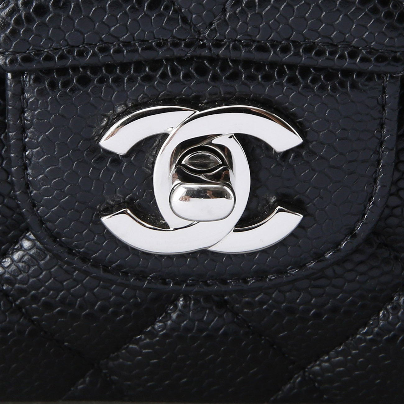 CHANEL(USED)샤넬 클래식 캐비어 미듐