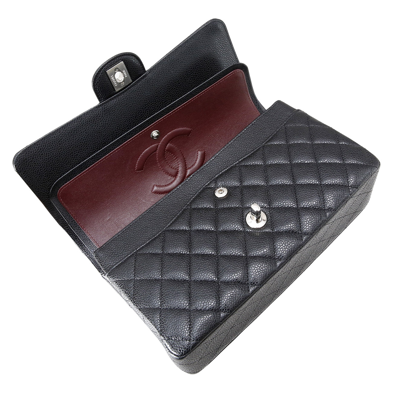 CHANEL(USED)샤넬 클래식 캐비어 미듐