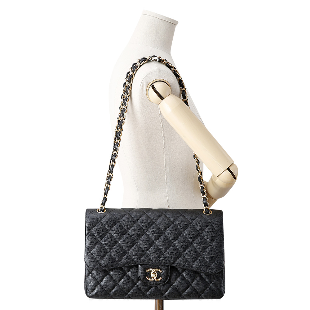 CHANEL(USED)샤넬 캐비어 클래식 라지 플랩백