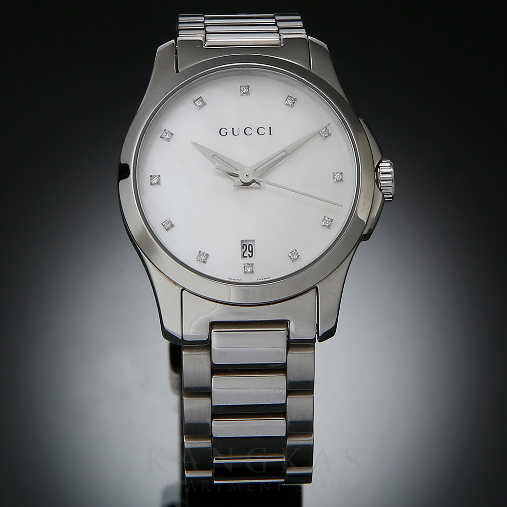 GUCCI(USED)구찌 126.5 레이디 스틸 워치