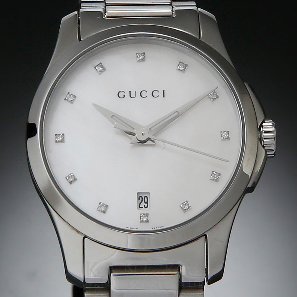 GUCCI(USED)구찌 126.5 레이디 스틸 워치