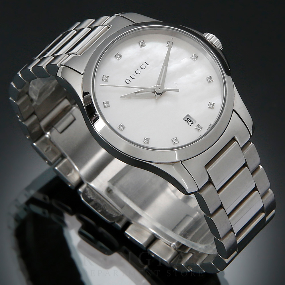 GUCCI(USED)구찌 126.5 레이디 스틸 워치