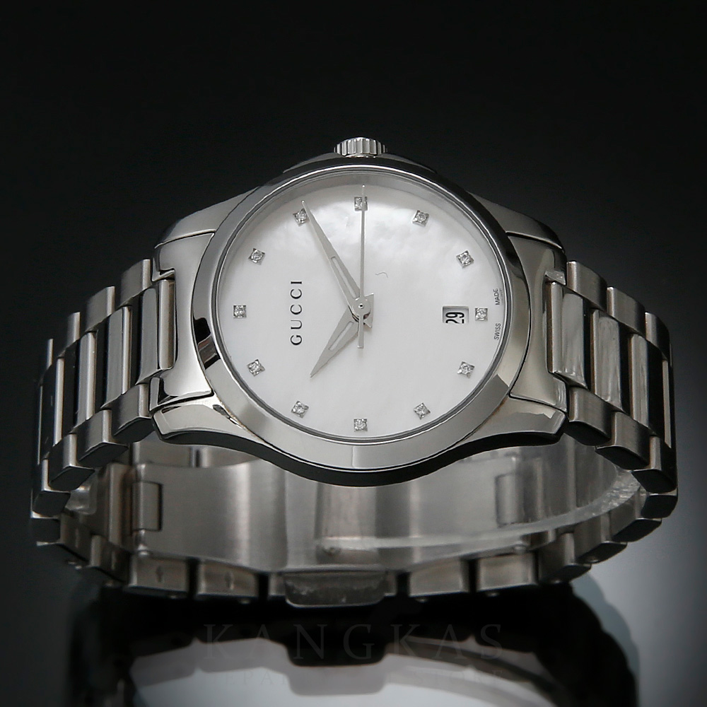 GUCCI(USED)구찌 126.5 레이디 스틸 워치