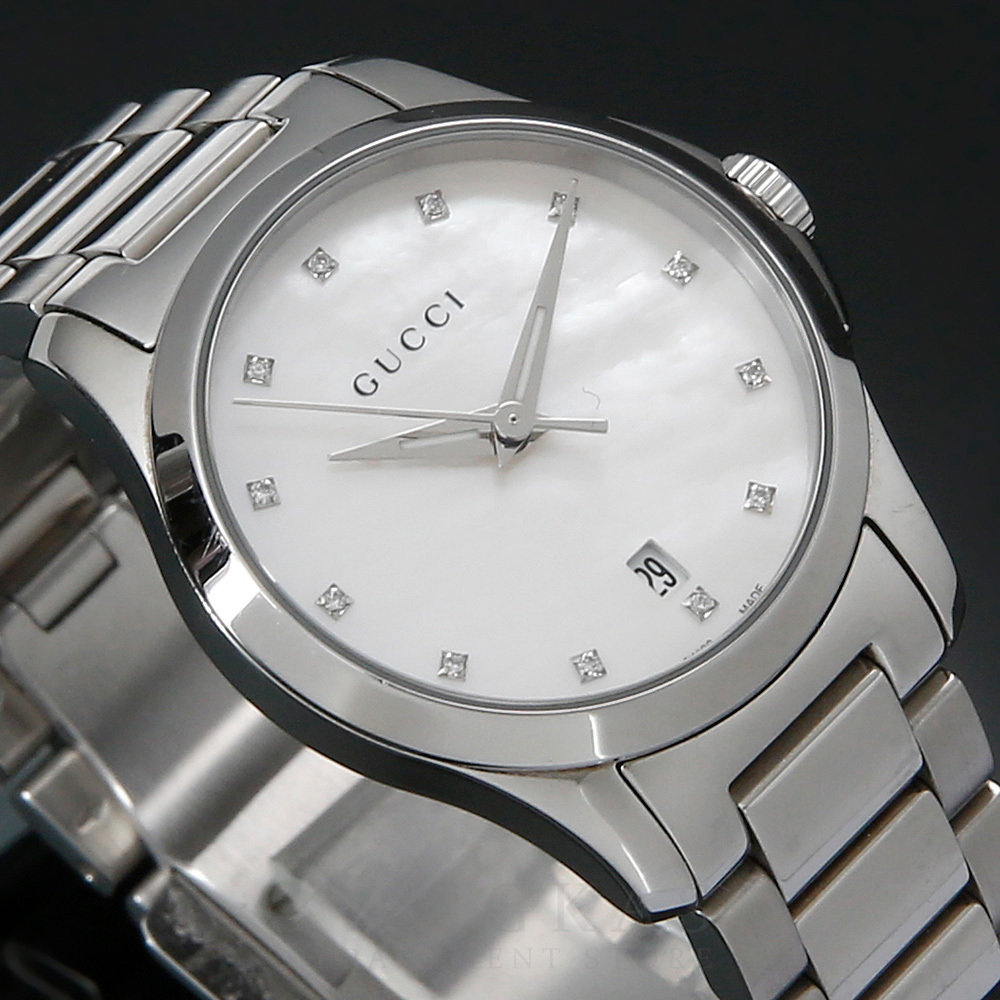 GUCCI(USED)구찌 126.5 레이디 스틸 워치