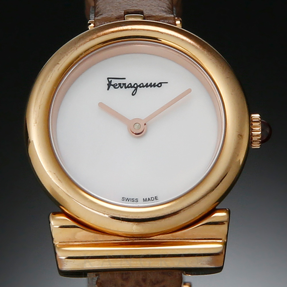 FERRAGAMO(USED)페레가모 간치니 여성 시계 SFIK003-19