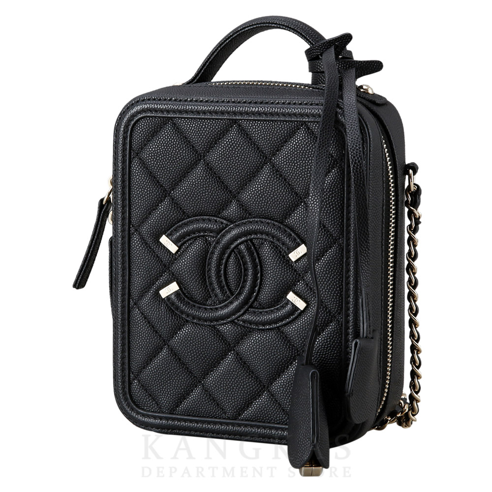 CHANEL(USED)샤넬 캐비어 코스메틱 미니 케이스 백