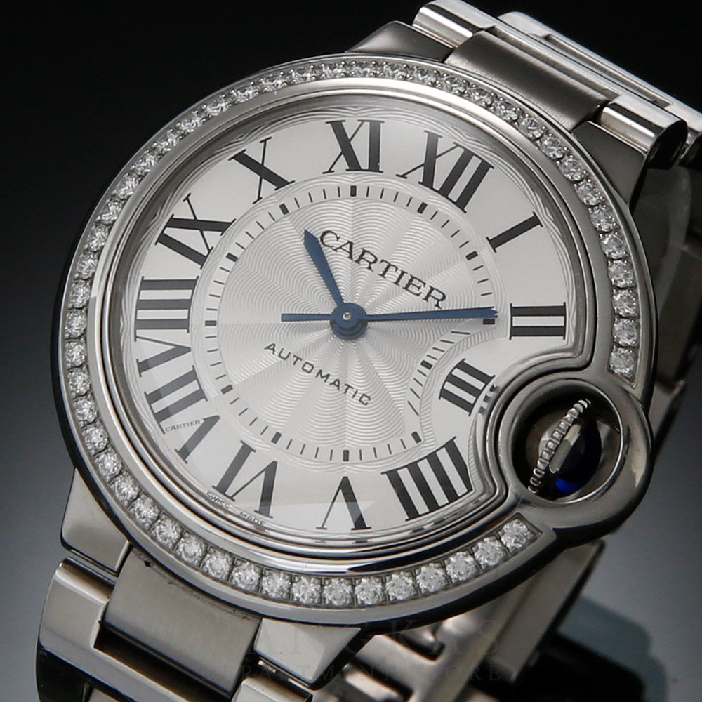 CARTIER(USED)까르띠에 발롱블루 33 스틸 오토매틱 베젤 다이아