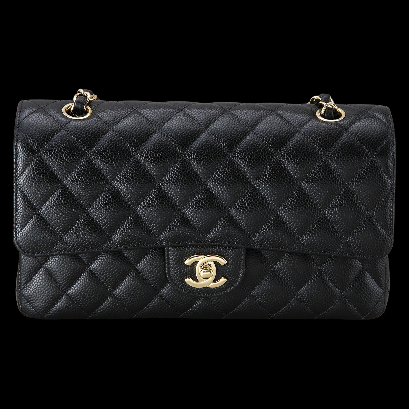 CHANEL(USED)샤넬 캐비어 클래식 미듐 플랩백