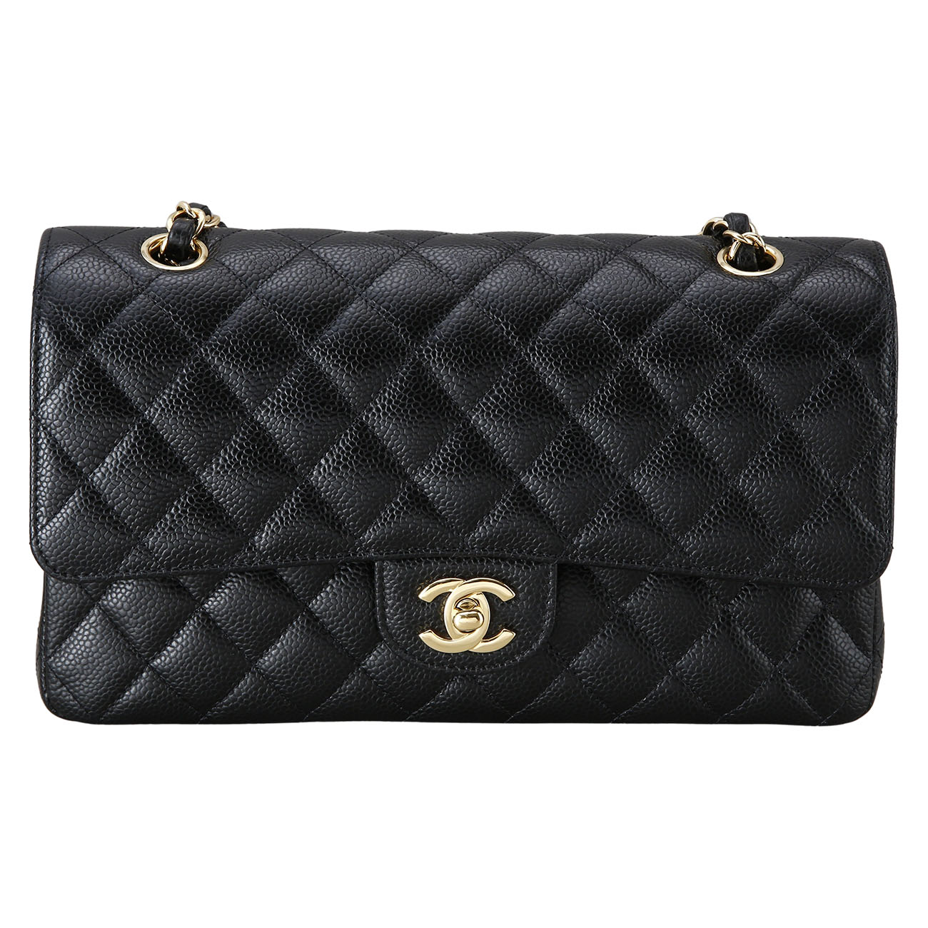 CHANEL(USED)샤넬 캐비어 클래식 미듐 플랩백