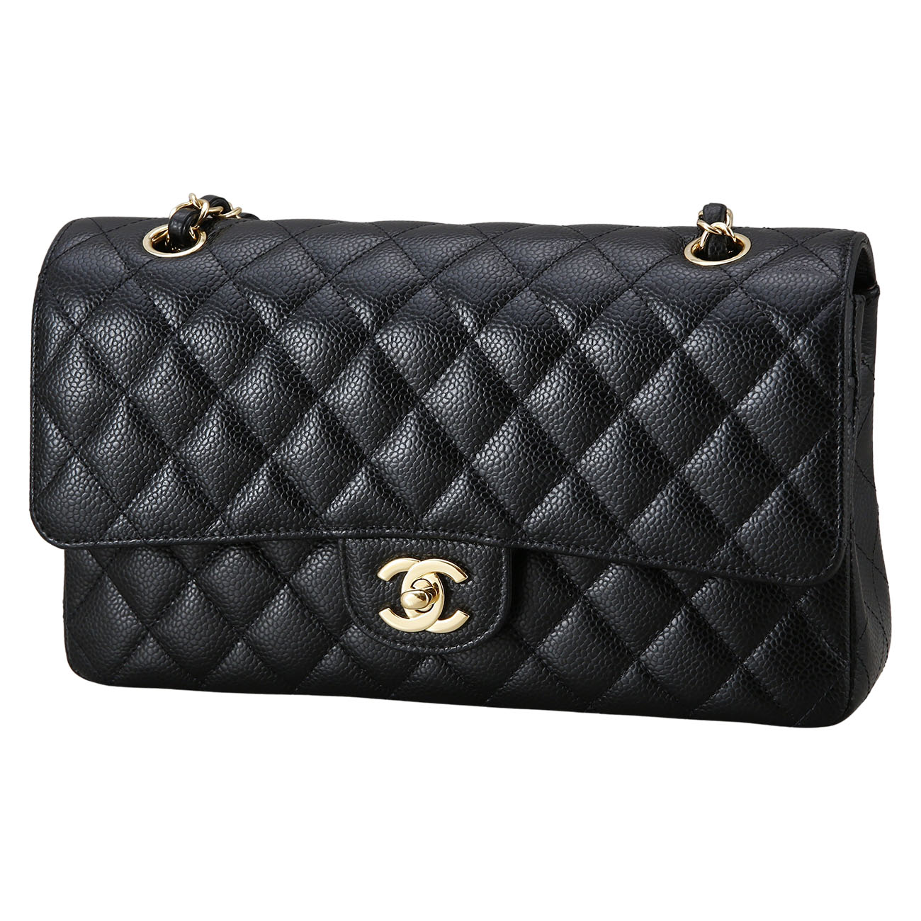 CHANEL(USED)샤넬 캐비어 클래식 미듐 플랩백