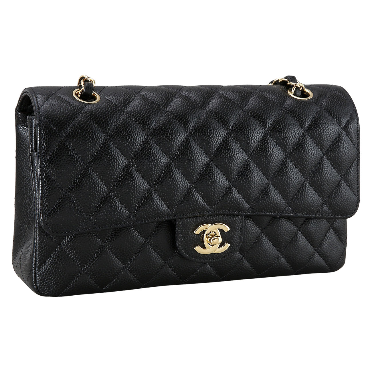 CHANEL(USED)샤넬 캐비어 클래식 미듐 플랩백